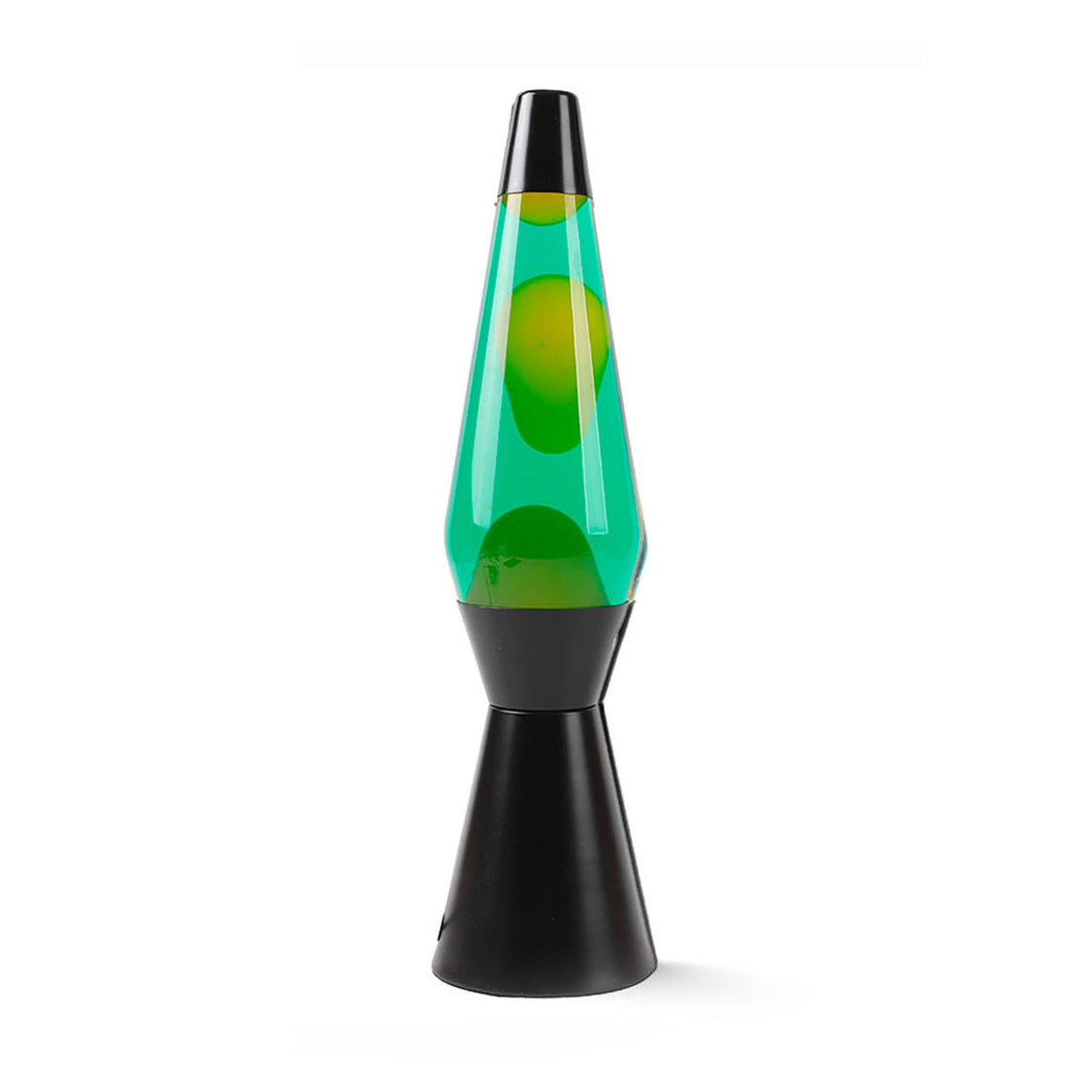 Lavalamp Zwart Groen, 40cm