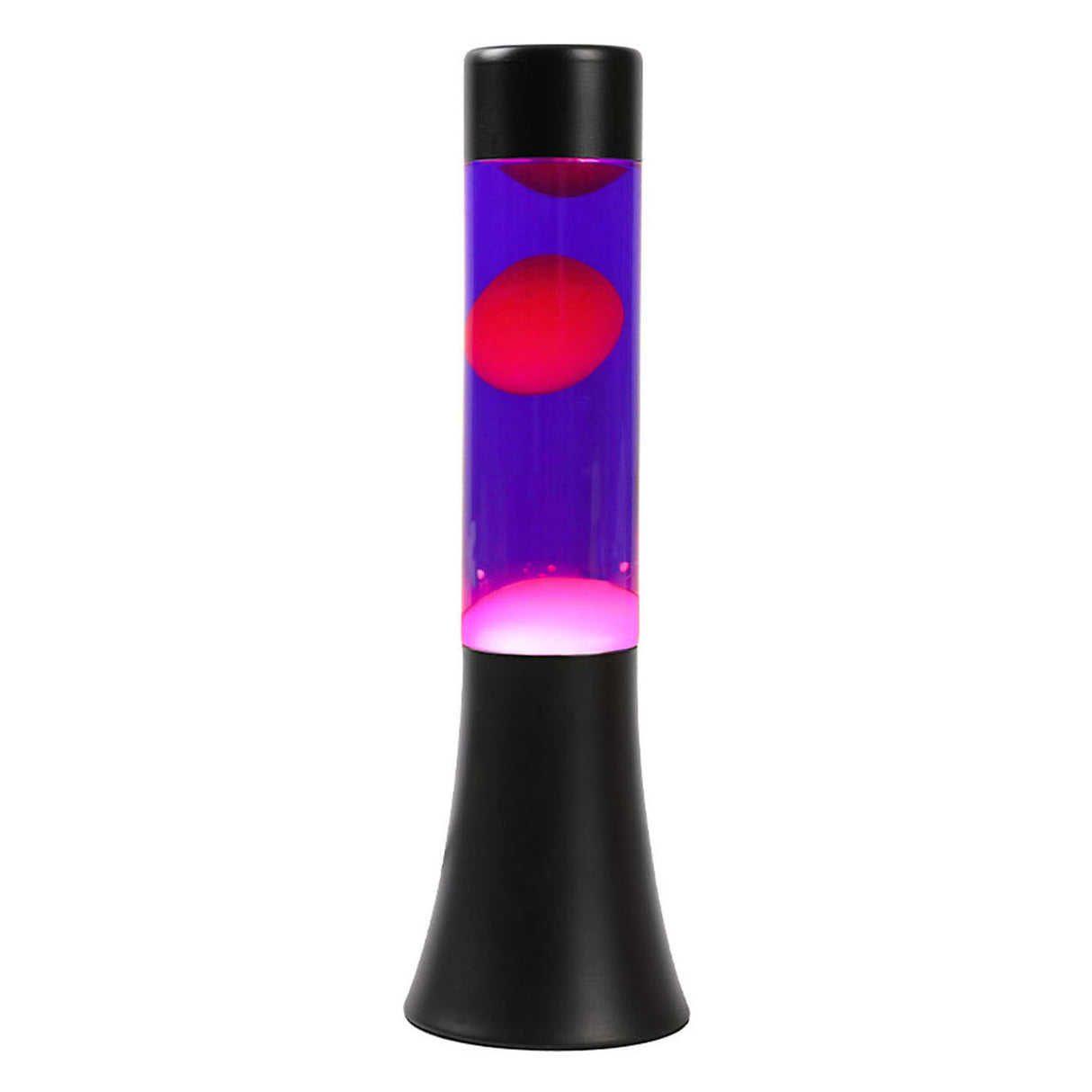 Lavalamp črno vijolično roza, 30 cm