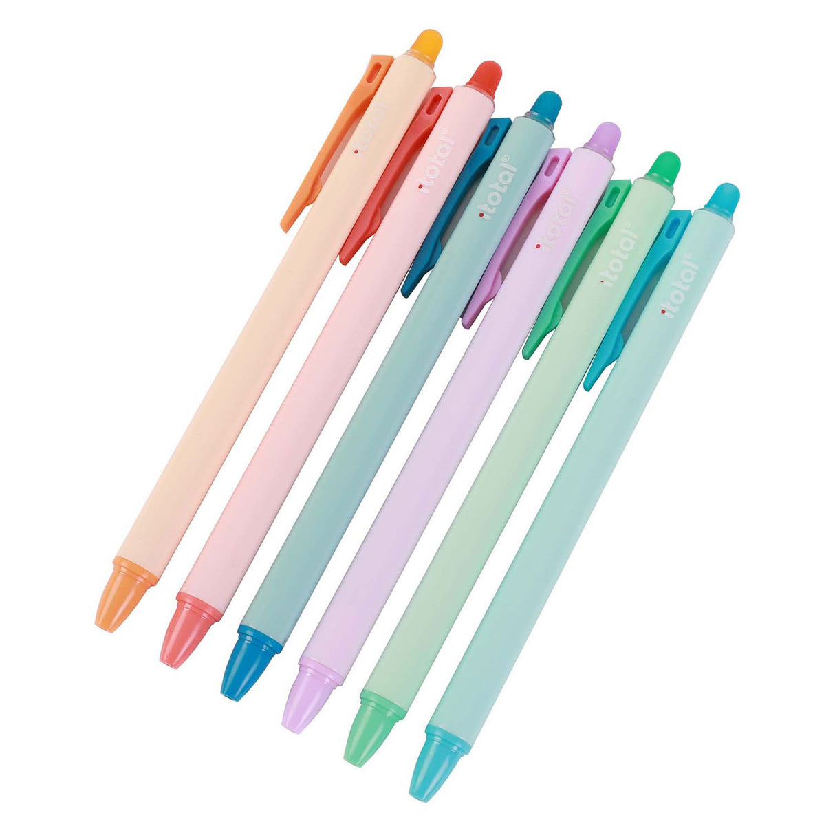 Itotal erasable ballpoint pens, 6 colours