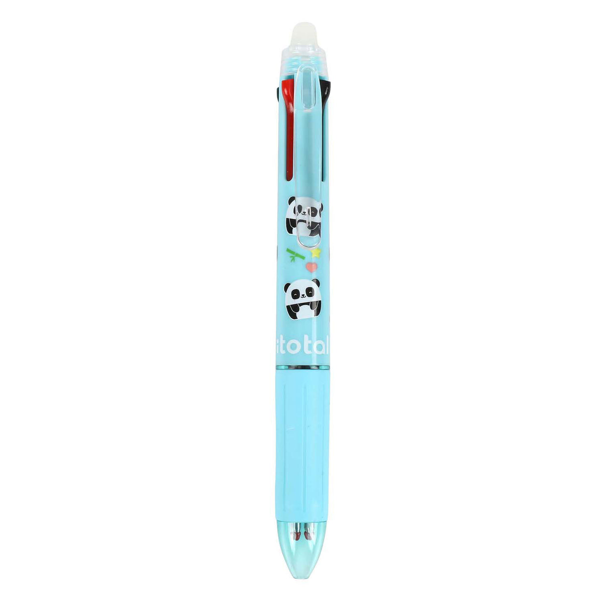 Itotal 4in1 erasable multicolor pen panda