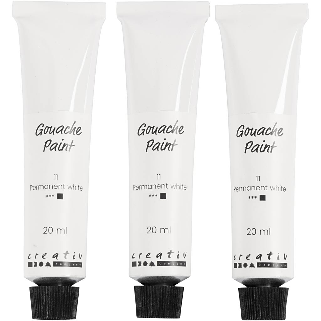 Cuideachta Creativ gouache péint bán - 3x20ml.