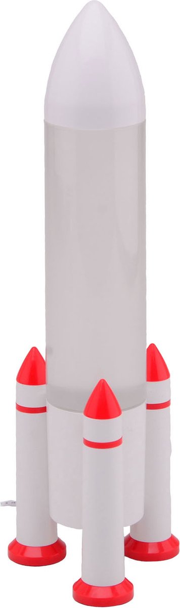 Johntoy rakett nattlampe med USB-tilkobling