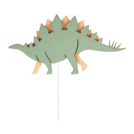 De Tjalle e Jasper - luminária de parede dino estegossauro - madeira