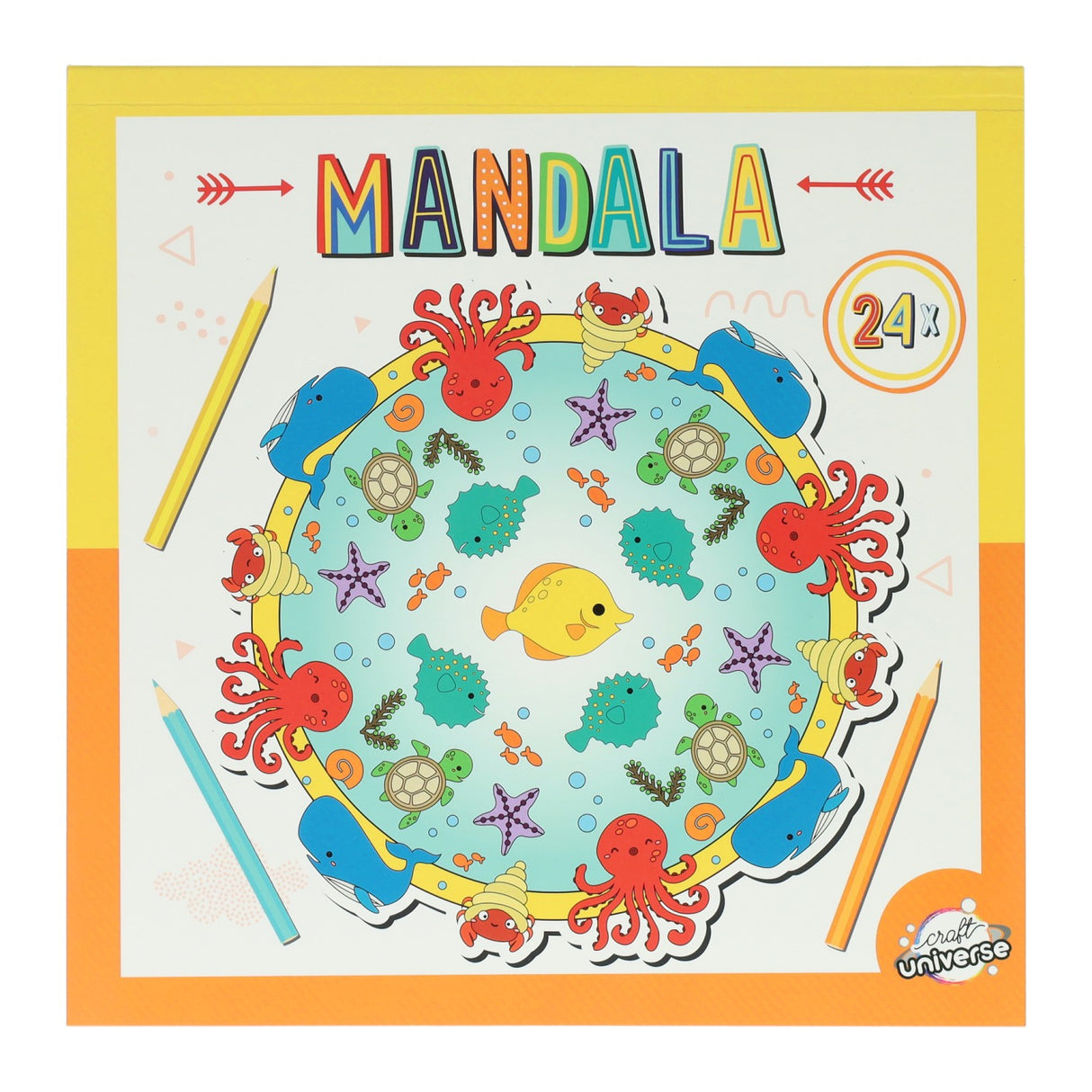 Farbbuch Mandala 20,5x20,5cm