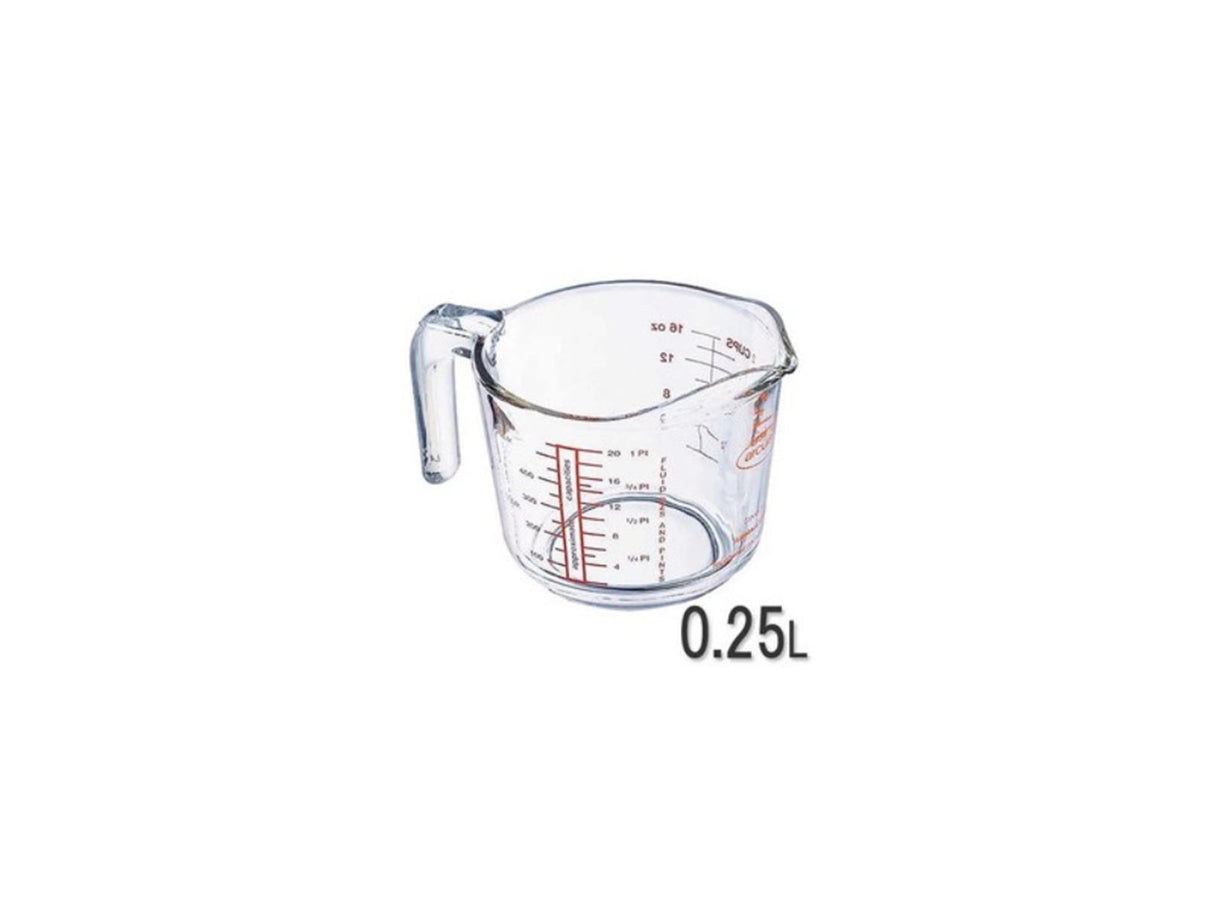 Arcuisine measuring cup 0.25l glass