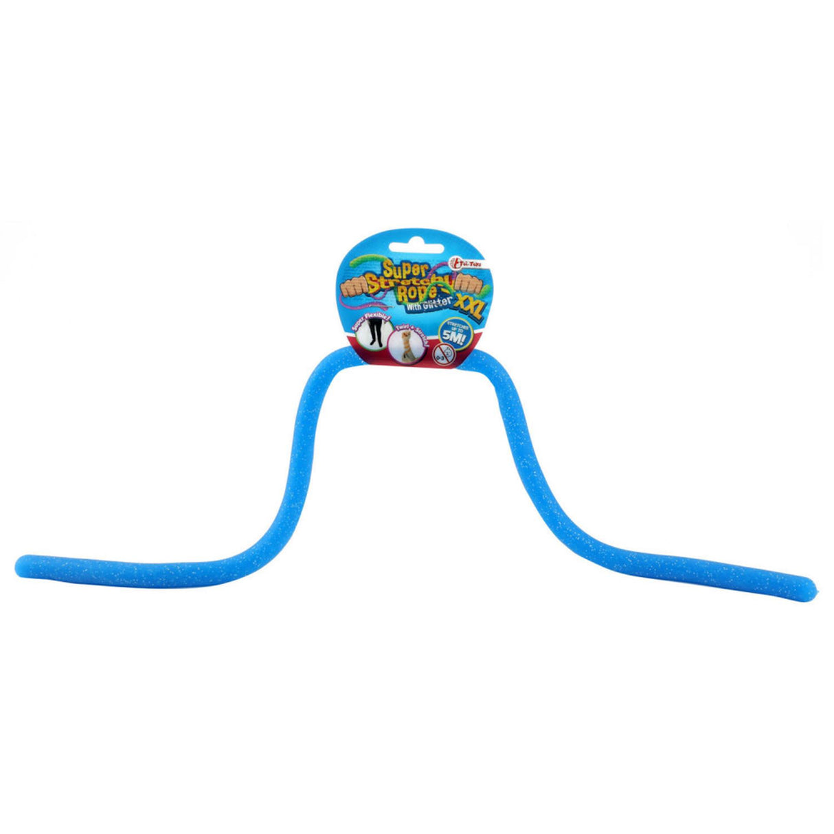 Toi-toys toi toys super stretchy rope with glitter 50cm