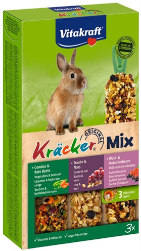 Vitakraft dwarf rabbit Krackers Noot Forest Fruit Vegetables