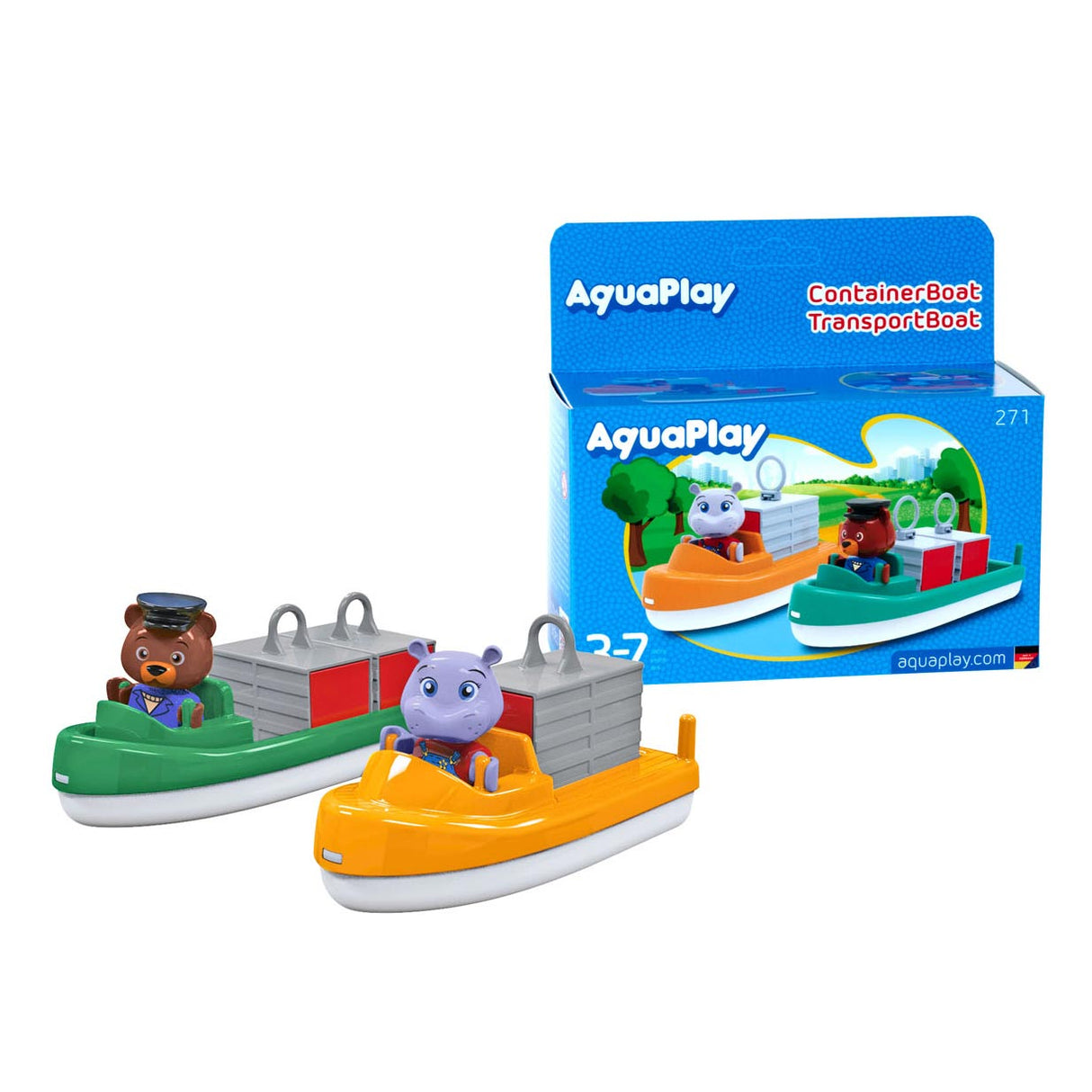 Aquaplay 271 Vrachtbootjes, 2st.