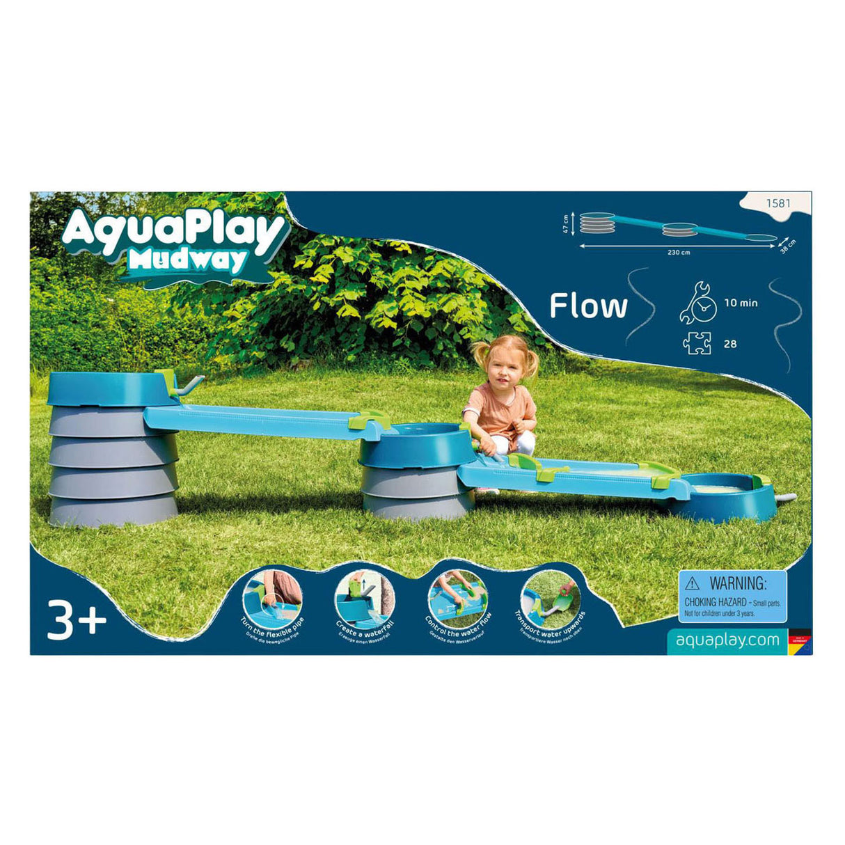 Aquaplay - water track - mudway flow - mud track