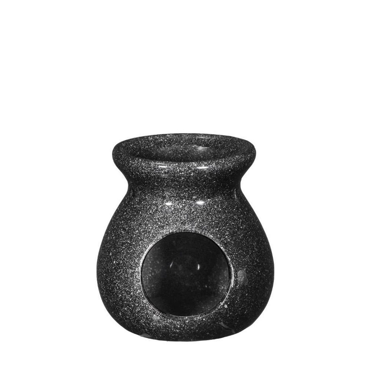 Ideas 4 seasons vesuvius scent burner ceramic black ã˜10x10cm