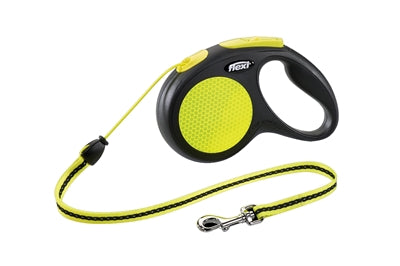 Flexi Rollijn New Cord Neon Black Yellow