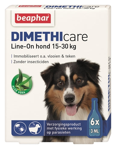 Beaphar Dimethicare line-on hond tegen vlooien en teken