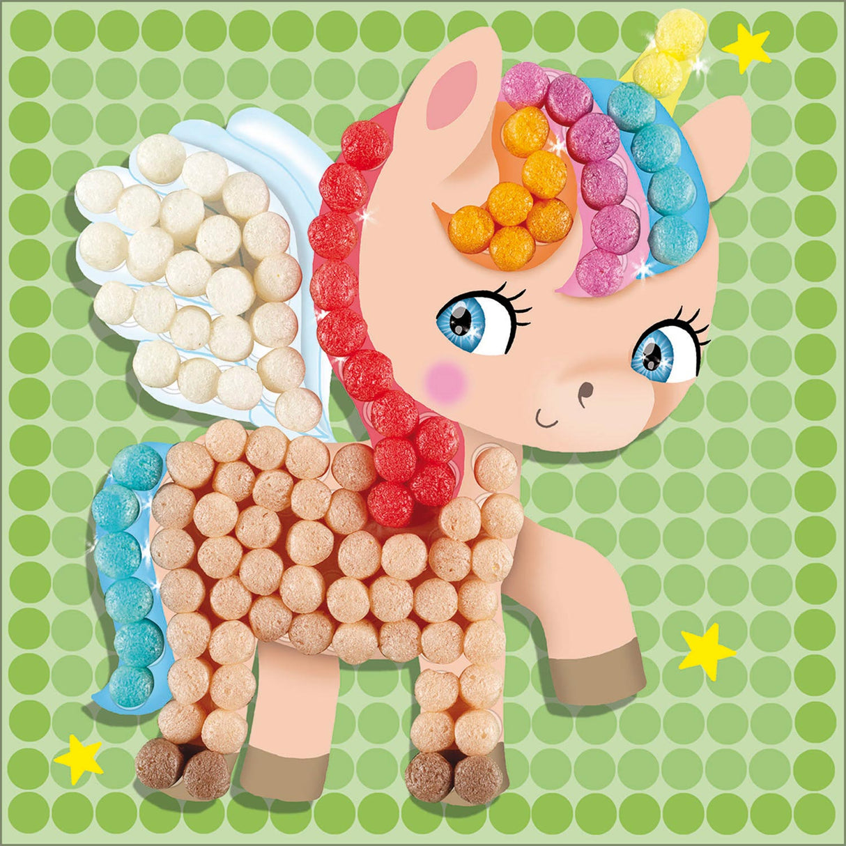 PlayMais Mosaic Cards Decorate Unicorn
