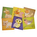 Playmais mosaic cards decorating forest