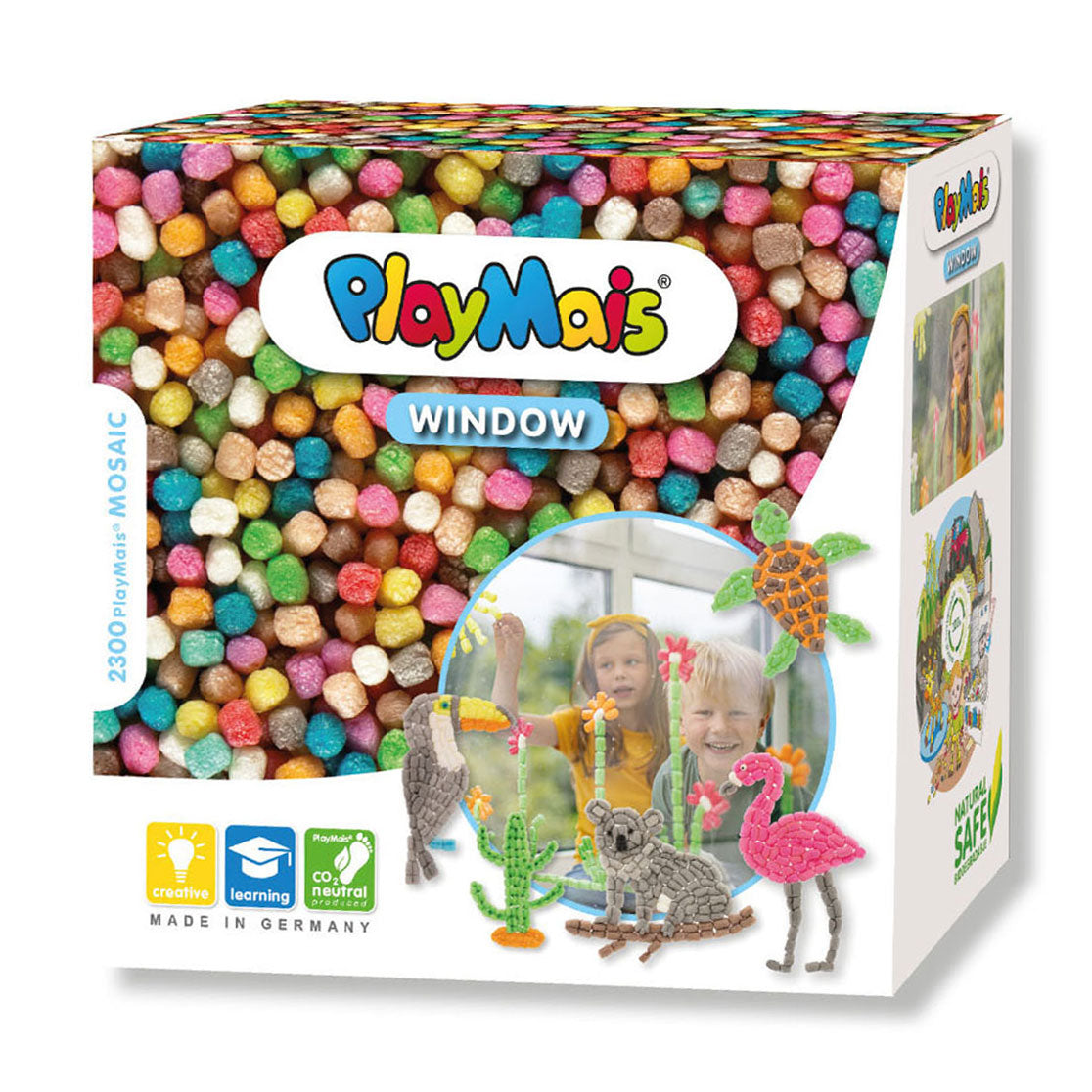 Playmais PlayMais Window Mosaic Dieren, 2300dlg.