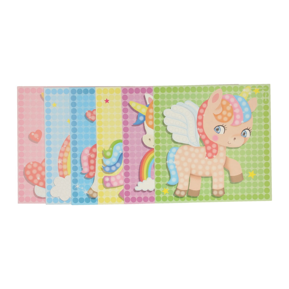 Playmais PlayMais Mosaic Kaarten Versieren Meisjes Set, 24st.