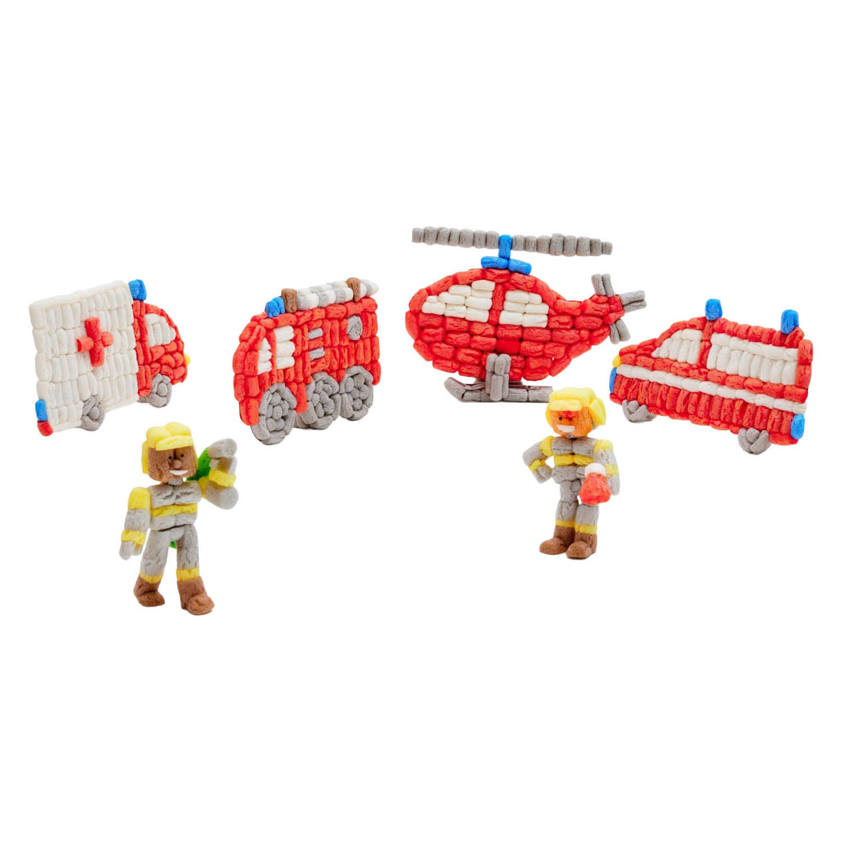 Playmais klassesch Pompjeeën - 800 Stéck