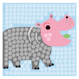 Playmais mosaic cards decorating zoo