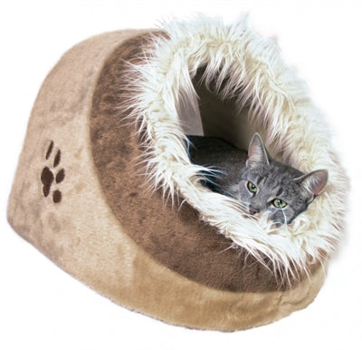 Trixie cat basket iglo minou beige brown