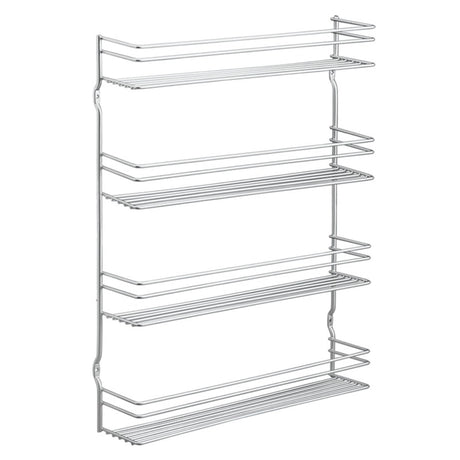 Metaltex Space Saver Smart Kitchen Pepito Herb Rack 4 nadstropja 36x8x45 cm srebro