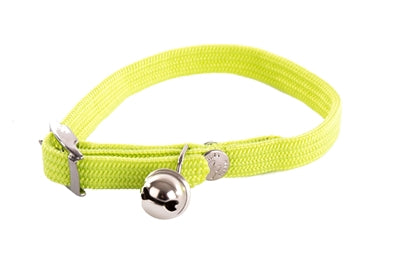 Martin Collar Cat Elastic Nylon Green