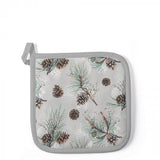 Ambiente potholder pine cone all over