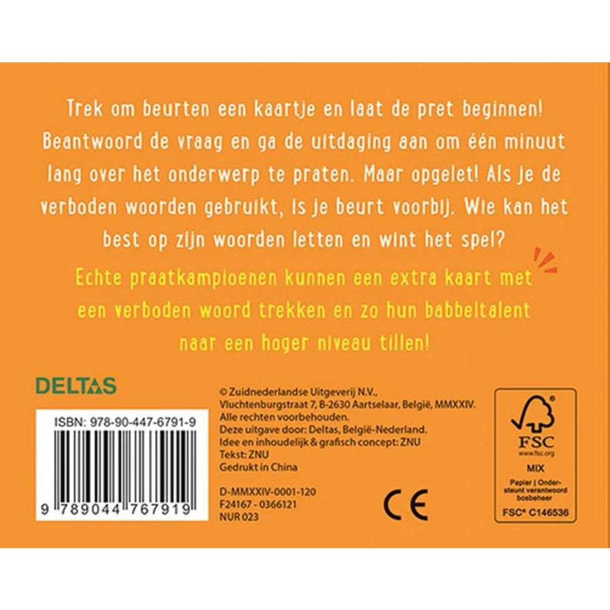 Deltas watch your words! card game