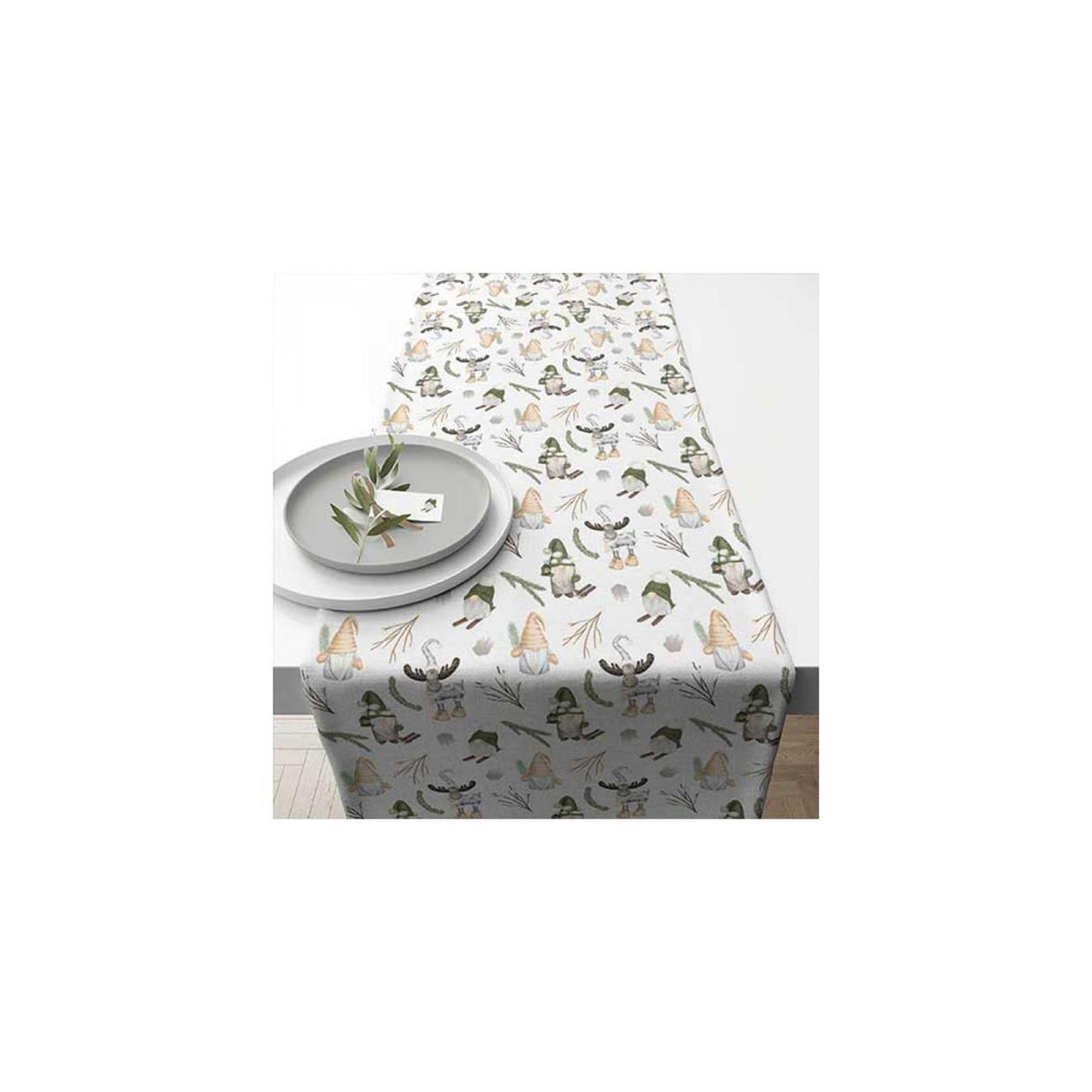 Ambiente table runner 40x150cm gnomes