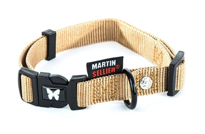 Martin Collar justerbar nylonbeige