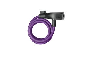 Lock de cable espiral resuelto 8-120 morado