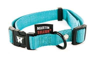 Martin Collar justerbar nylon turkos