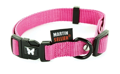 Pink di nylon regolabile con colletto Martin