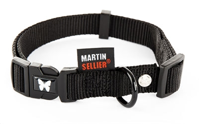 Black in nylon regolabile con colletto Martin