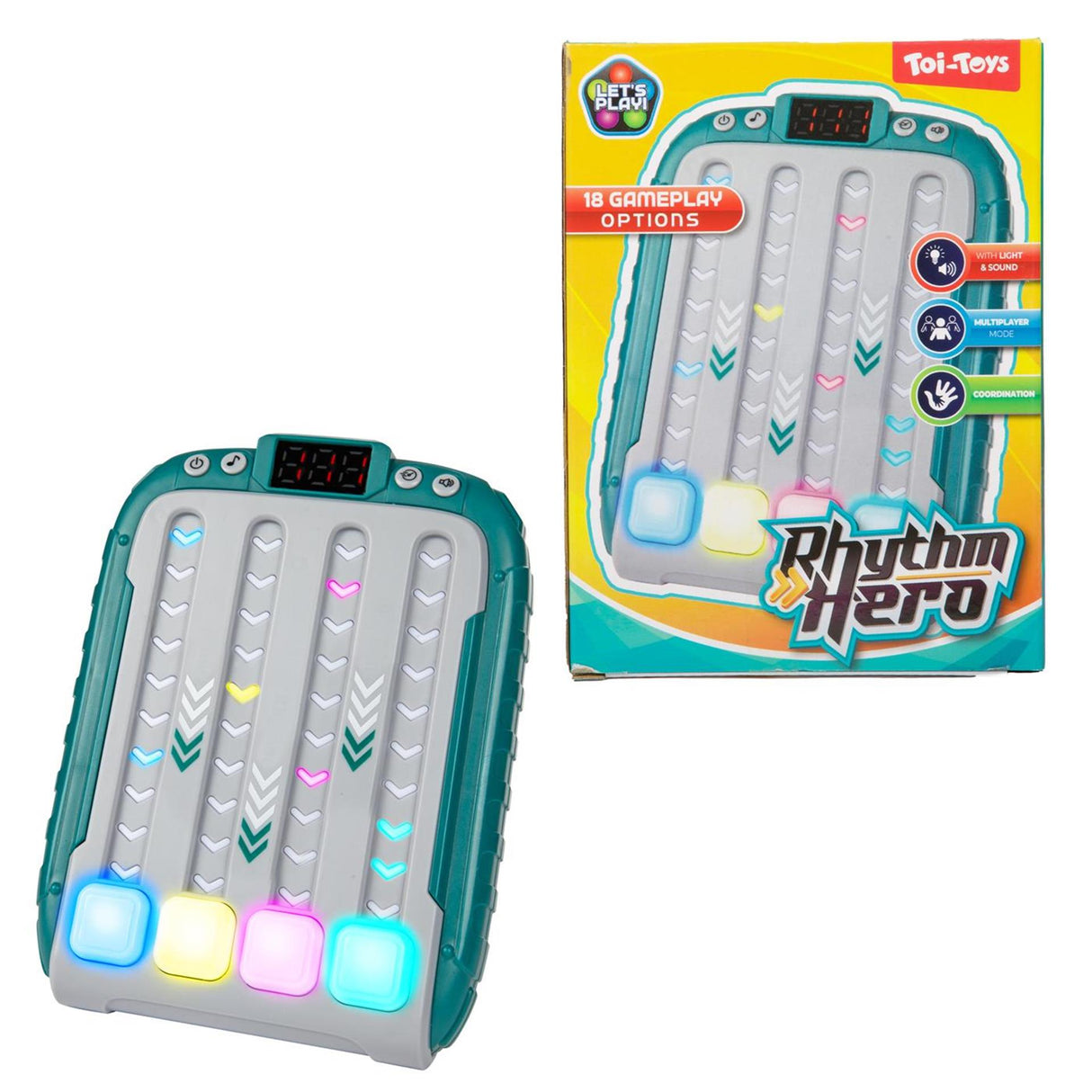 Toi-Spillsaachen elektronesch Spill Rhythmus Held