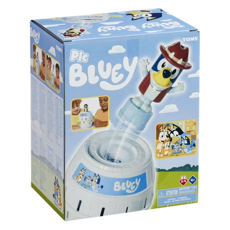 Tomy pop up bluey am Faass Kannerspill