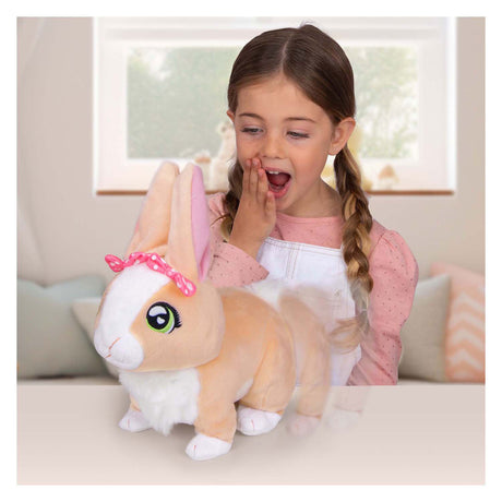Bréagán plush idirghníomhach club Spectron petz betsy browny coinín