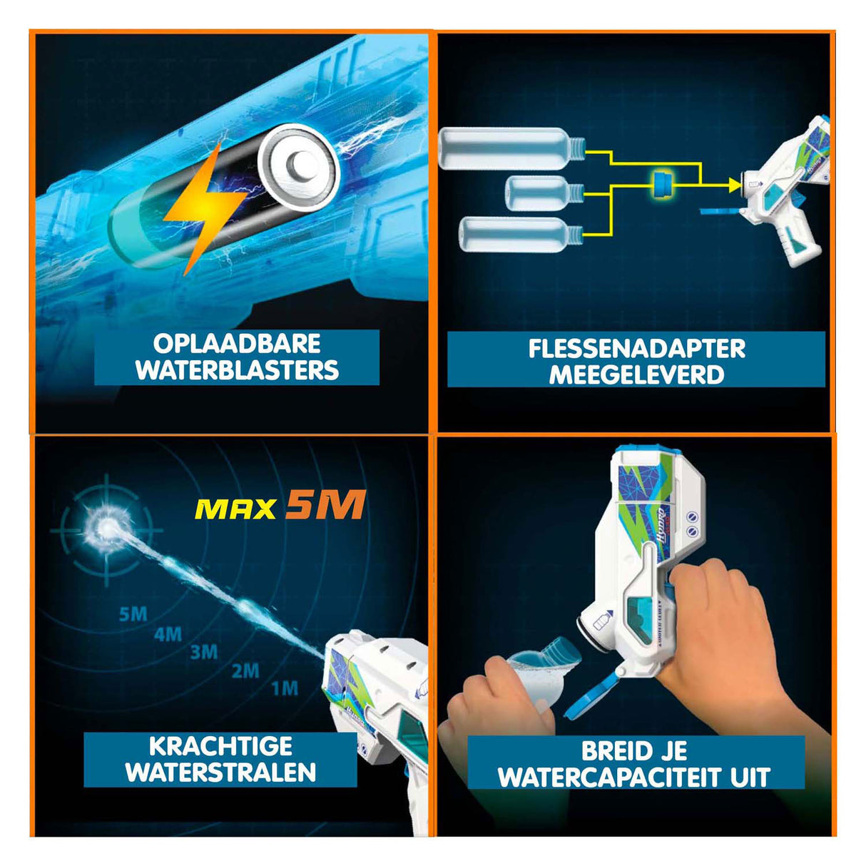 Silverlit hydro mad - mini vattenpistoler 2-pack