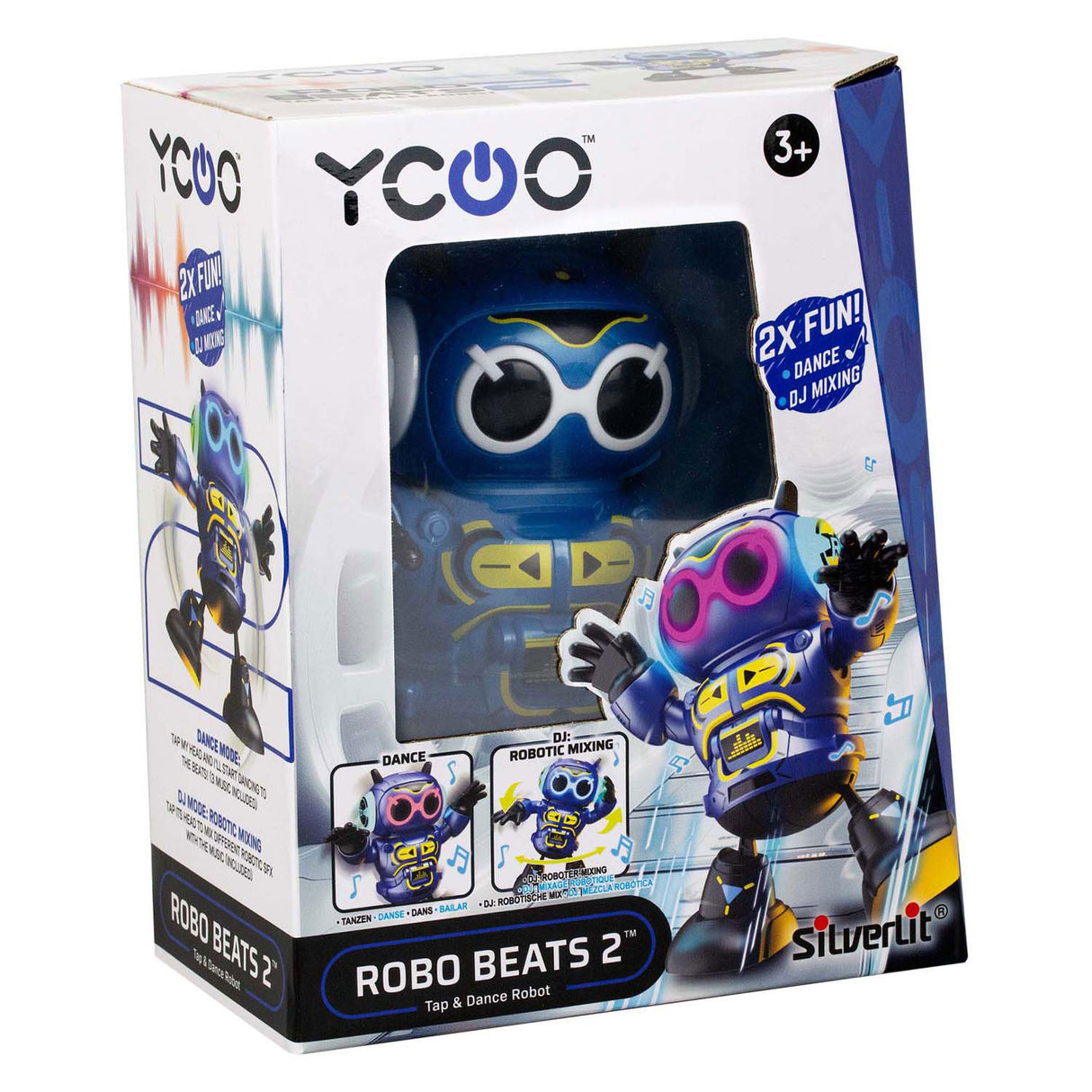 Silverlit robo beats 2 dancing robot with LED