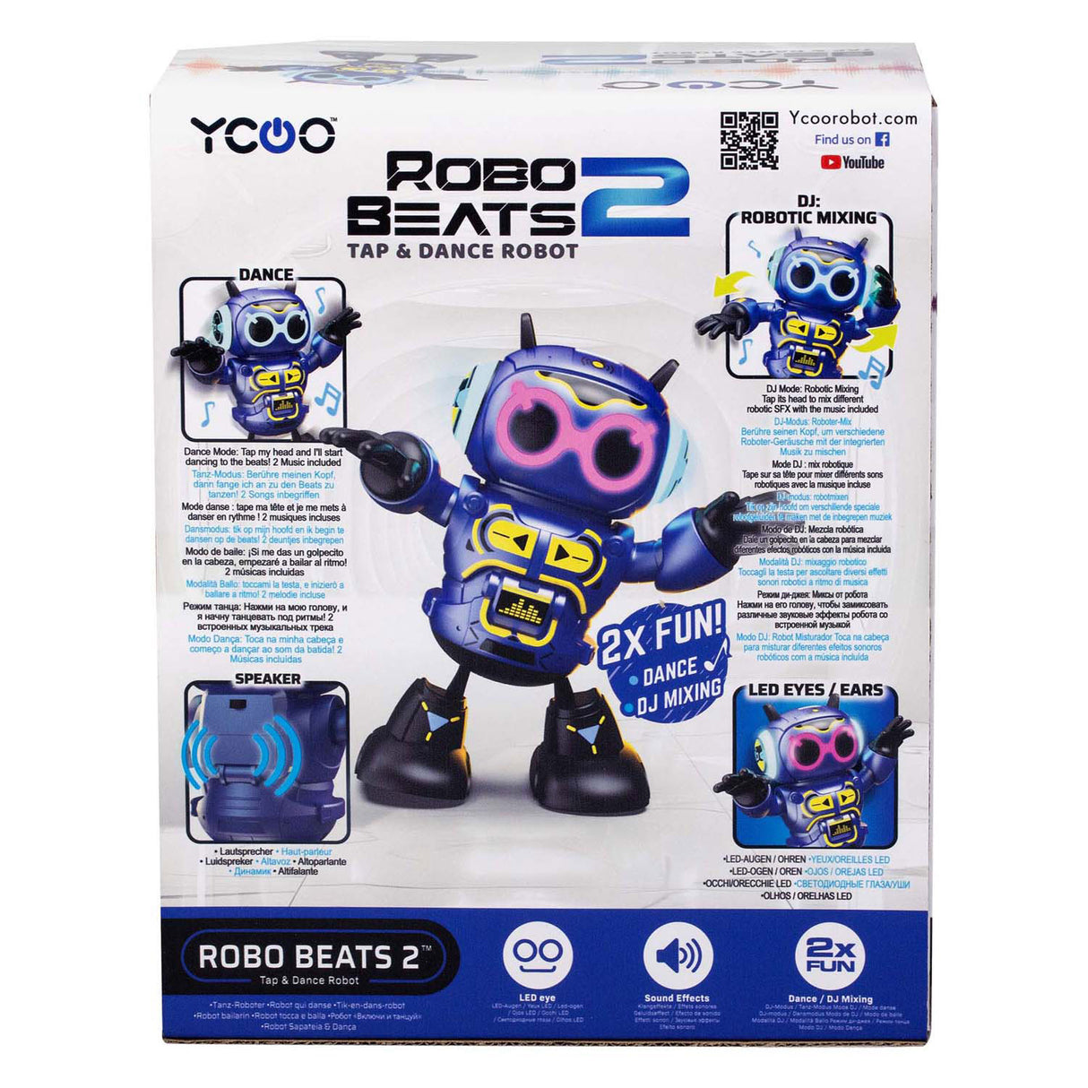 Silverlit robo beats 2 dancing robot with LED