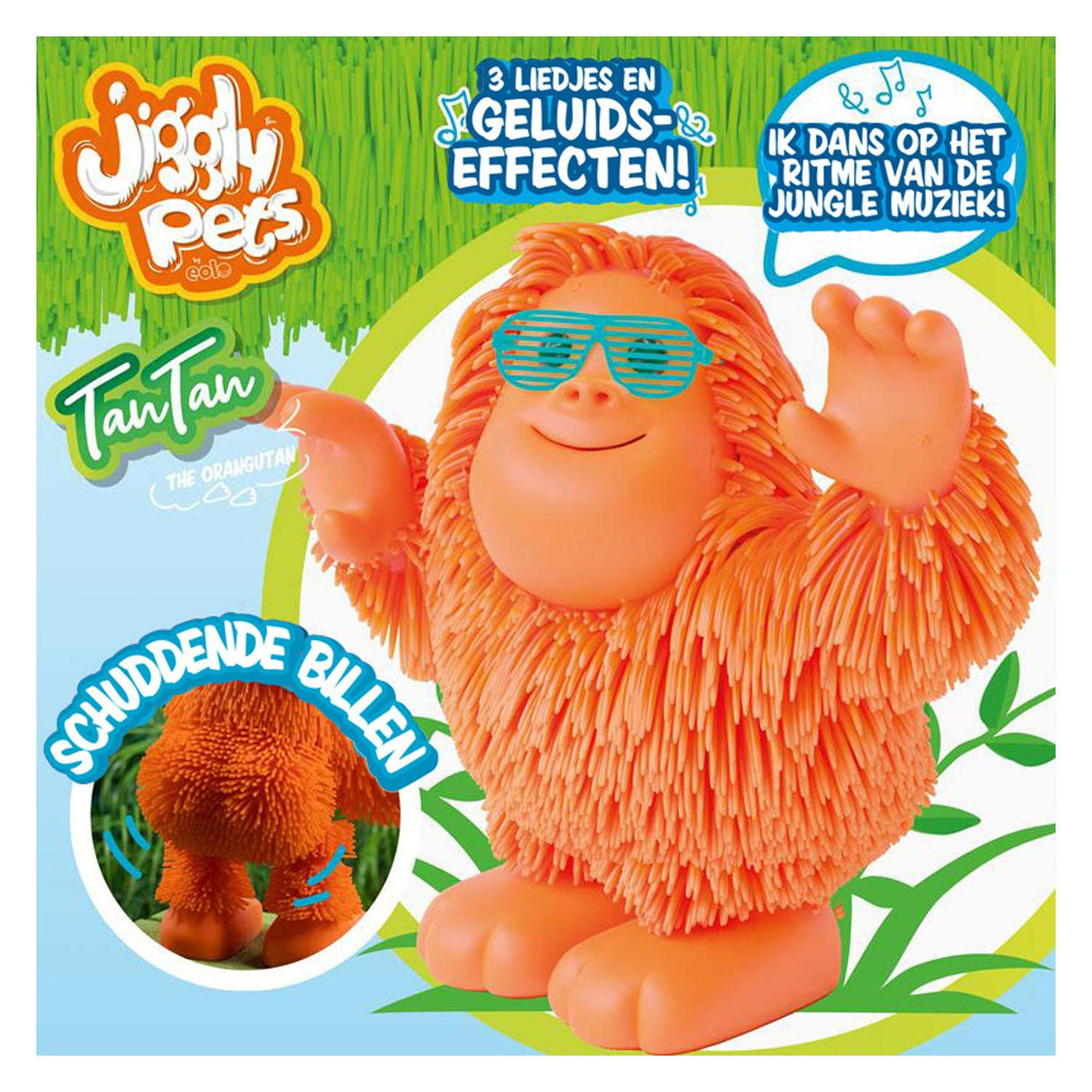 Gear2play Jiggly Pets Tan-Tan Orangutan