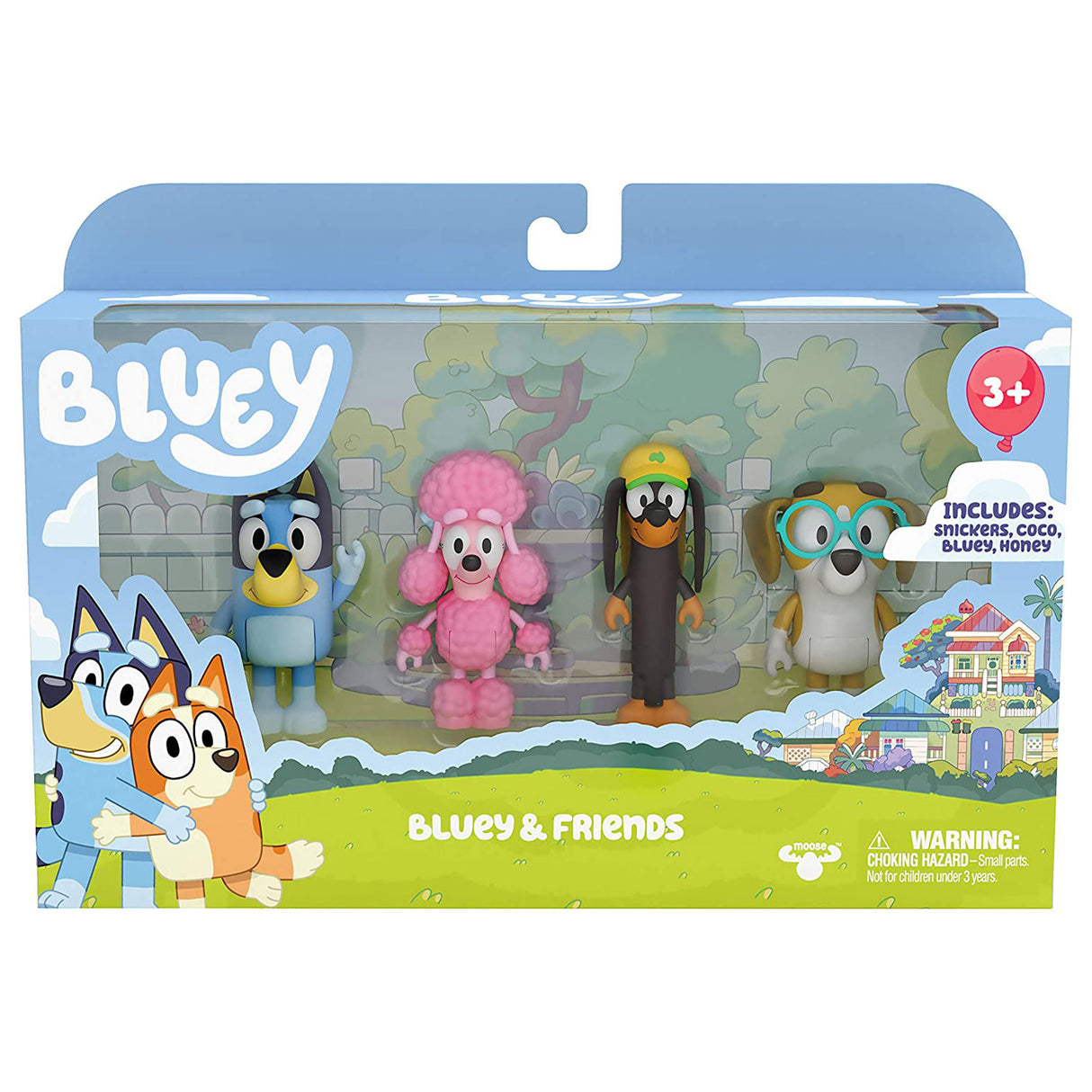 Spectron Bluey Friends Speel figure, 4st.