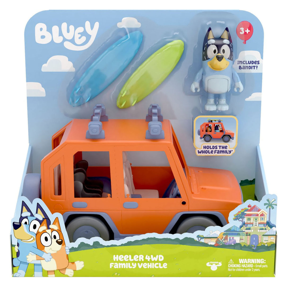 Spectron Bluey Play Car con accessori