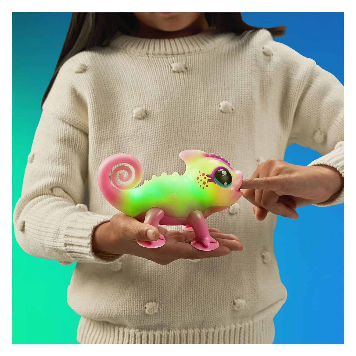 Spectron Petit animaux de compagnie en direct Chameleon Nova Pink Interactive