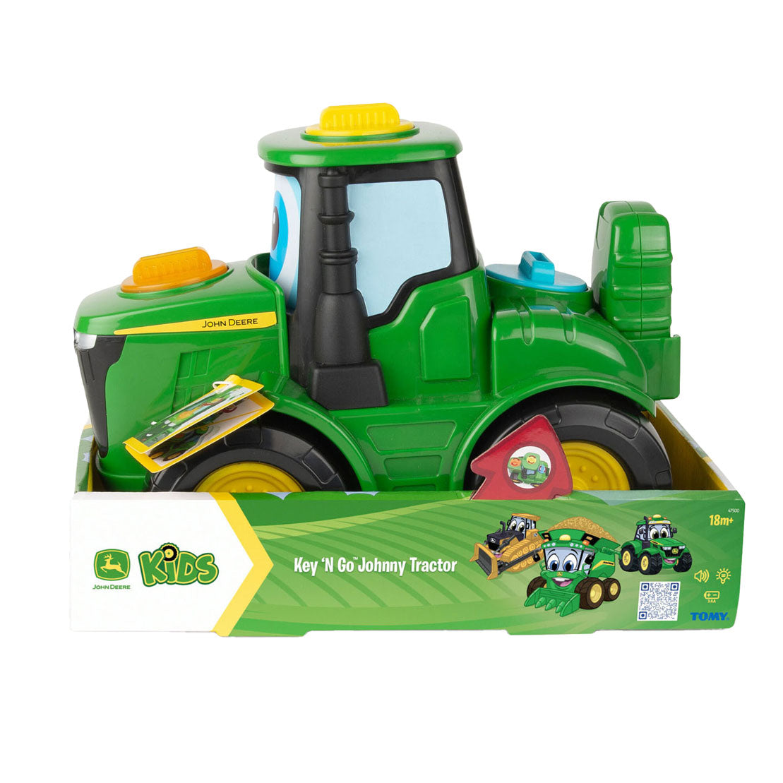 Tomy John Deere Johnny Traktor mit Schlüssel