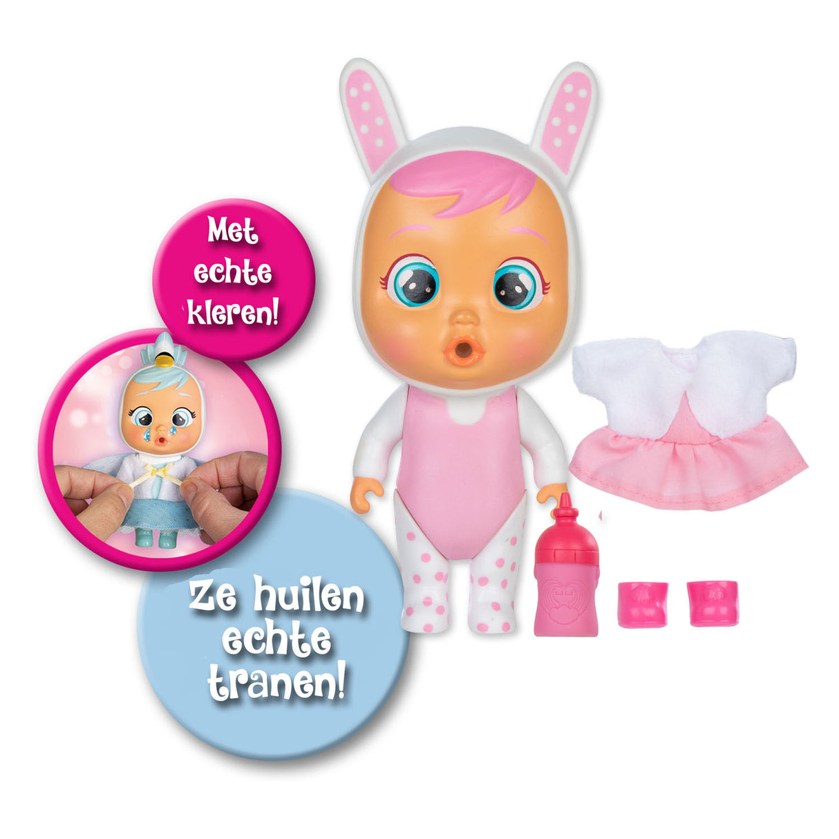 Tomy Magic Tears m'habille bébé pop