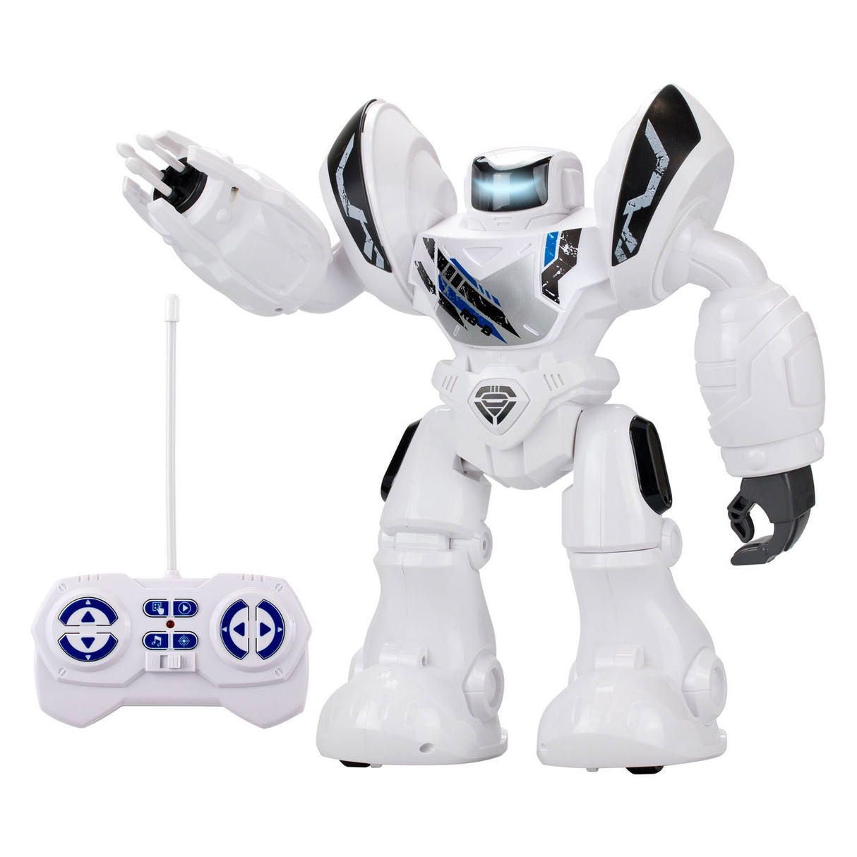 Silverly Robot Robo Blast White