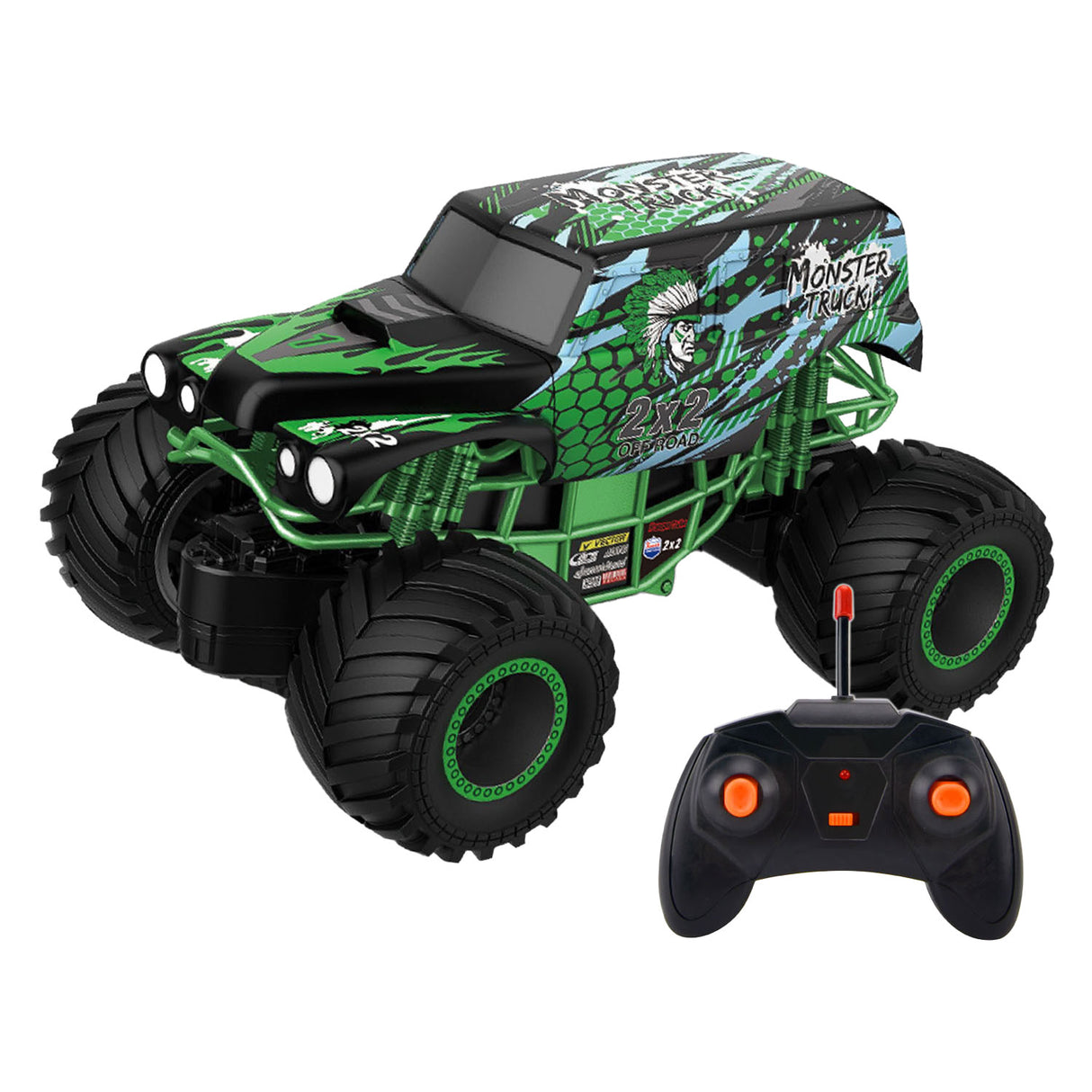 Garn2play RC Monster zerstéierend Buedem Auto