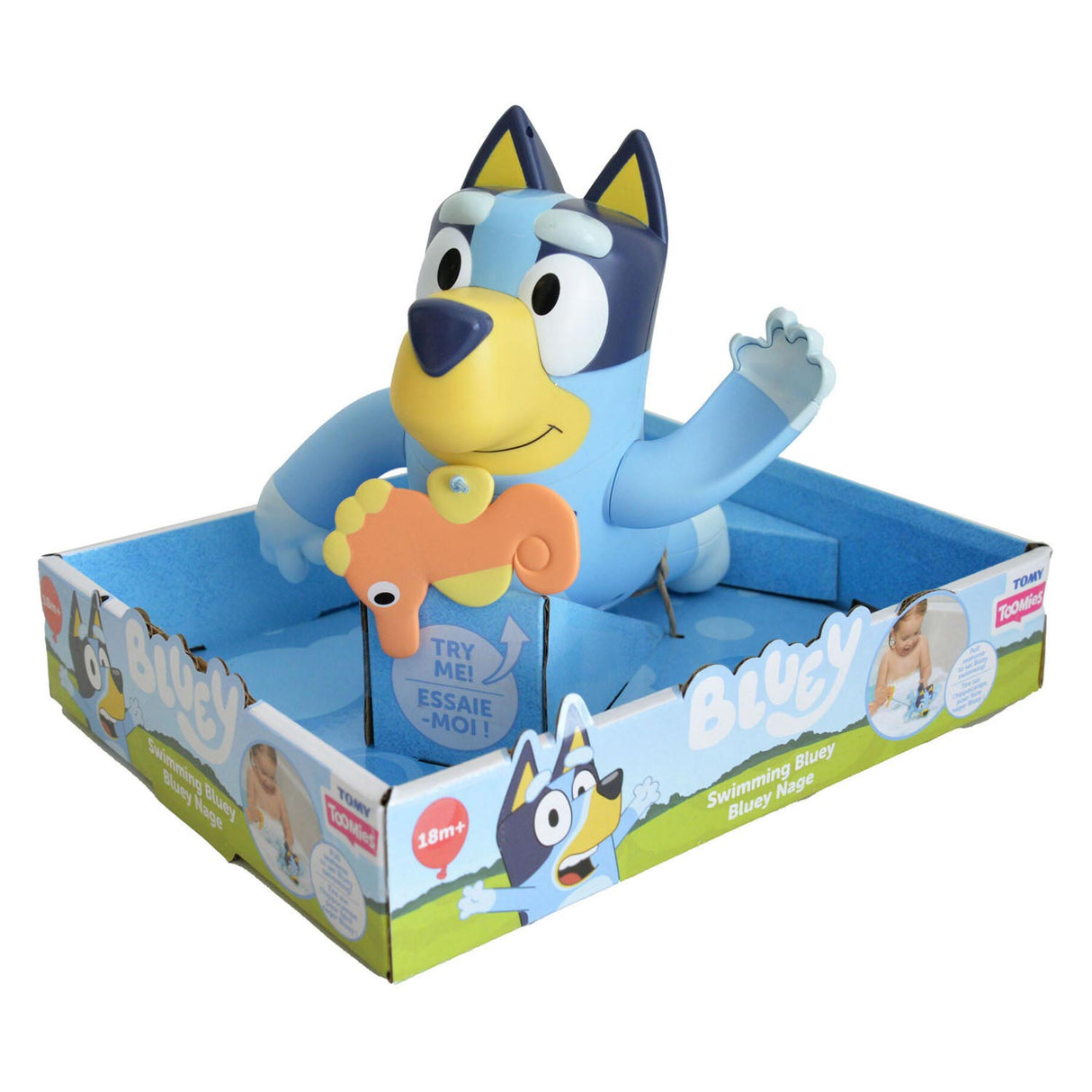 Tomy svømmer Bluey Figure Bath Toys