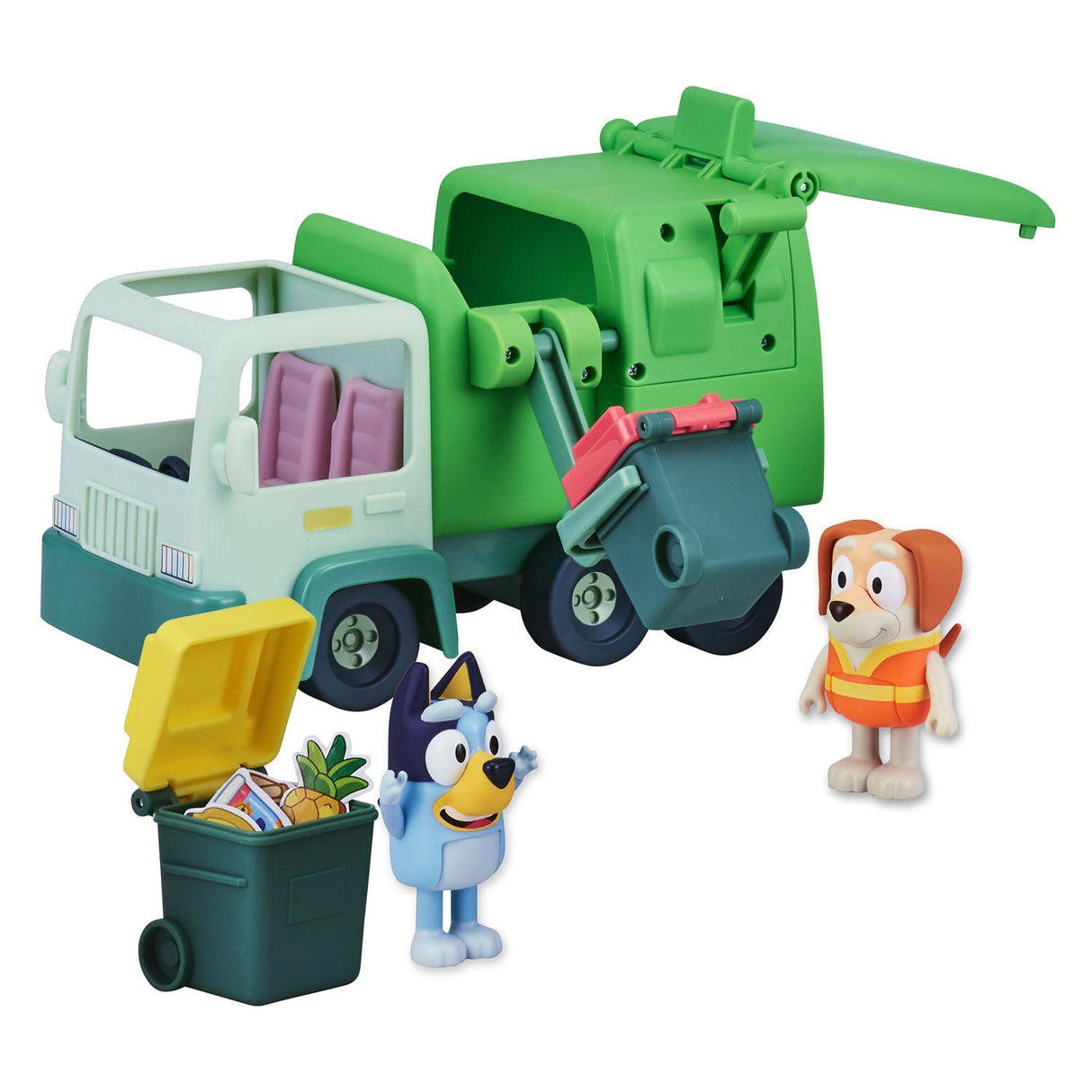 Łoś do śmieci Bluey Garbage Truck z figurami