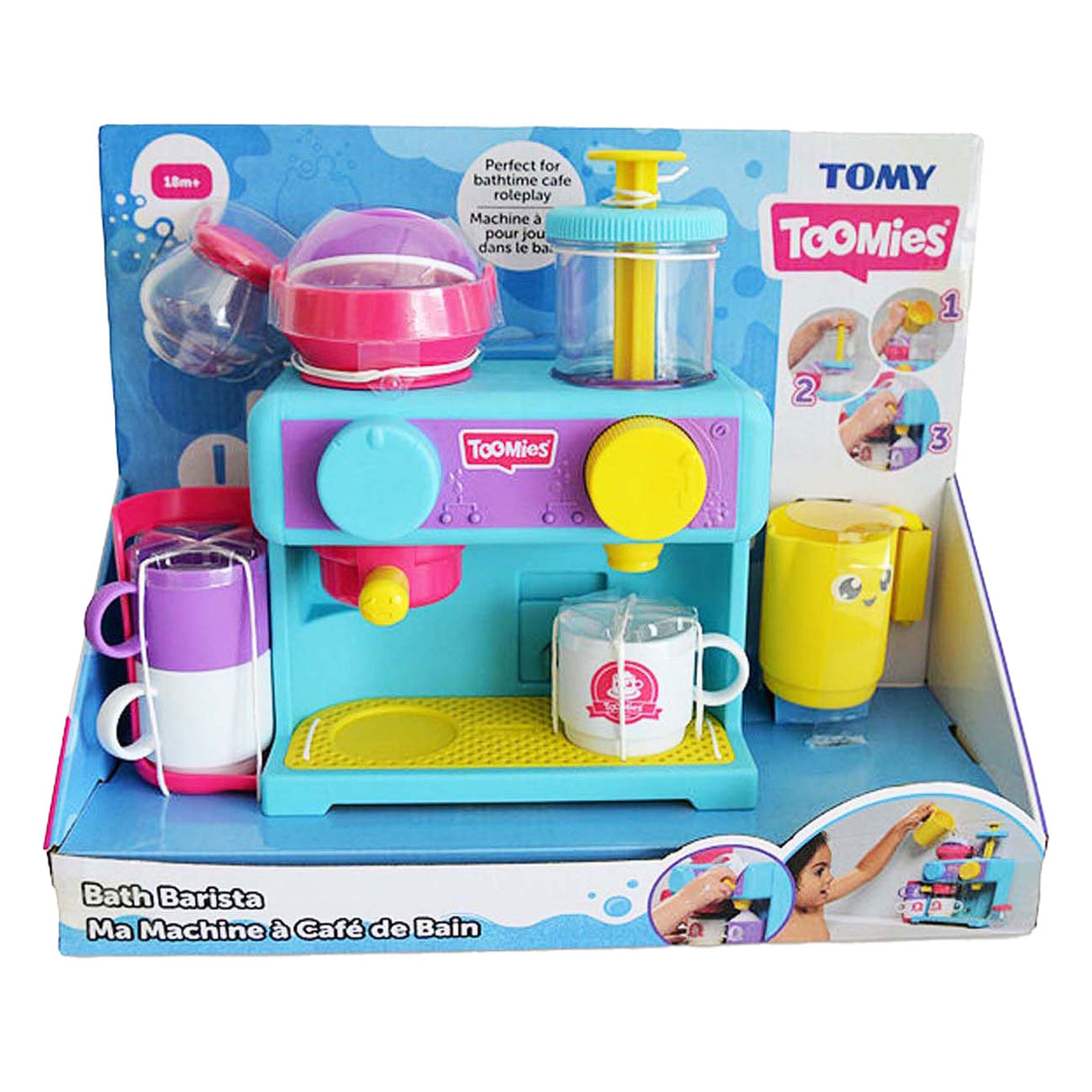 Tomy Bath Toys Coffee Machine Bad Barista